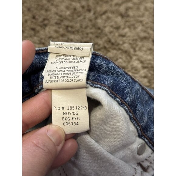 TOMMY HILFIGER Vintage Jean Denim Shorts 2000’s Y2k Beach Casual Vacation Sz 20 - Picture 5 of 12